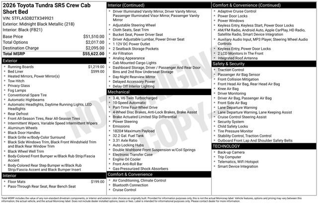 2026 Toyota Tundra SR5 - Photo 7
