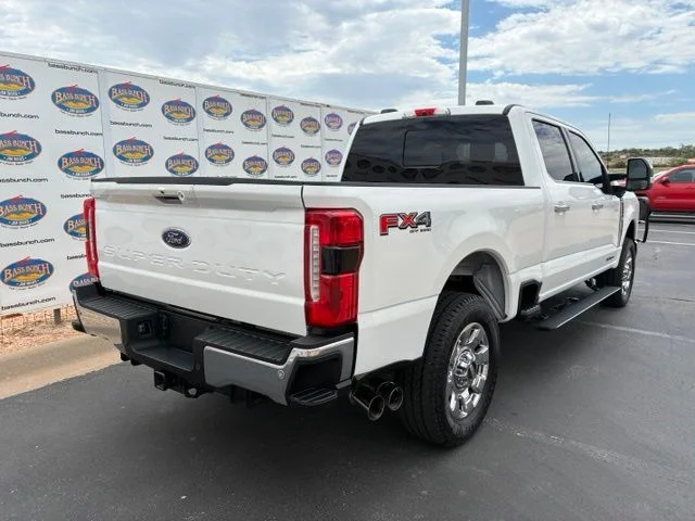 Certified Used 2024 White Metallic Ford Lariat image 4