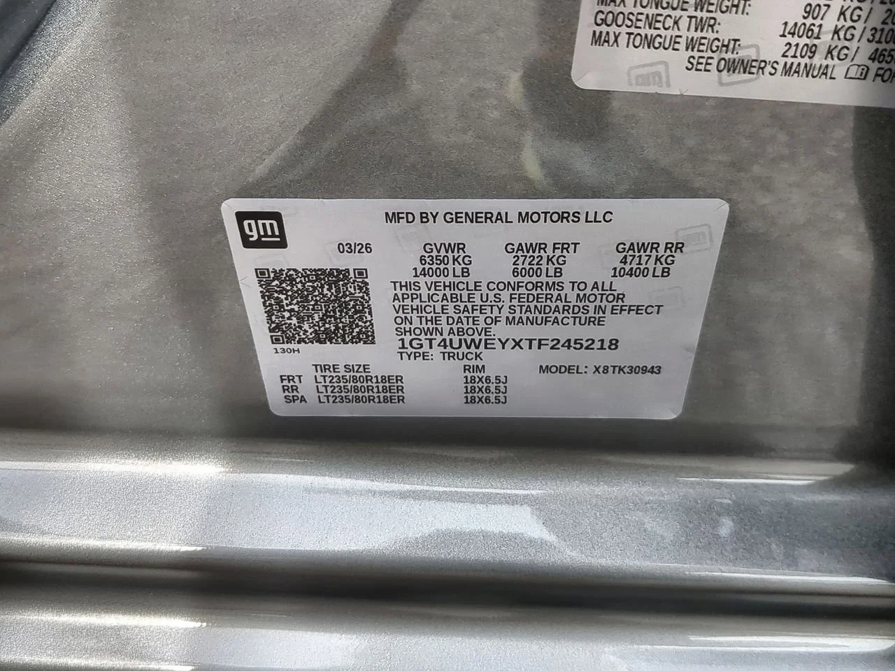 New 2026 Sterling Metallic GMC Denali DRW image 35