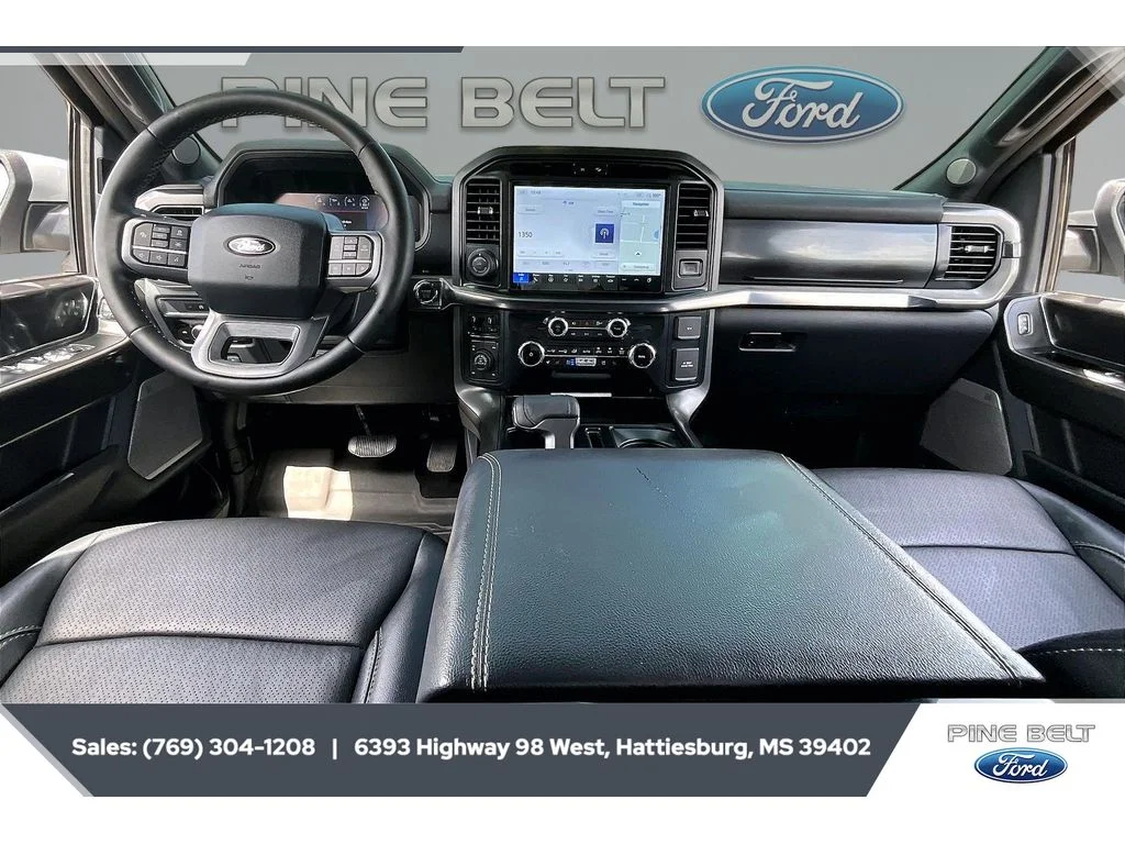 Used 2025 Space White Metallic Ford LARIAT image 14
