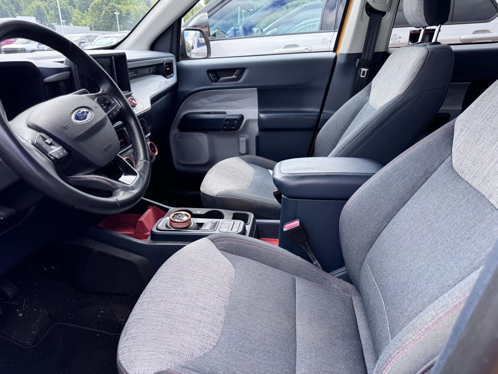 Used 2023 Cyber Orange Metallic Tri-Coat Ford XLT image 8