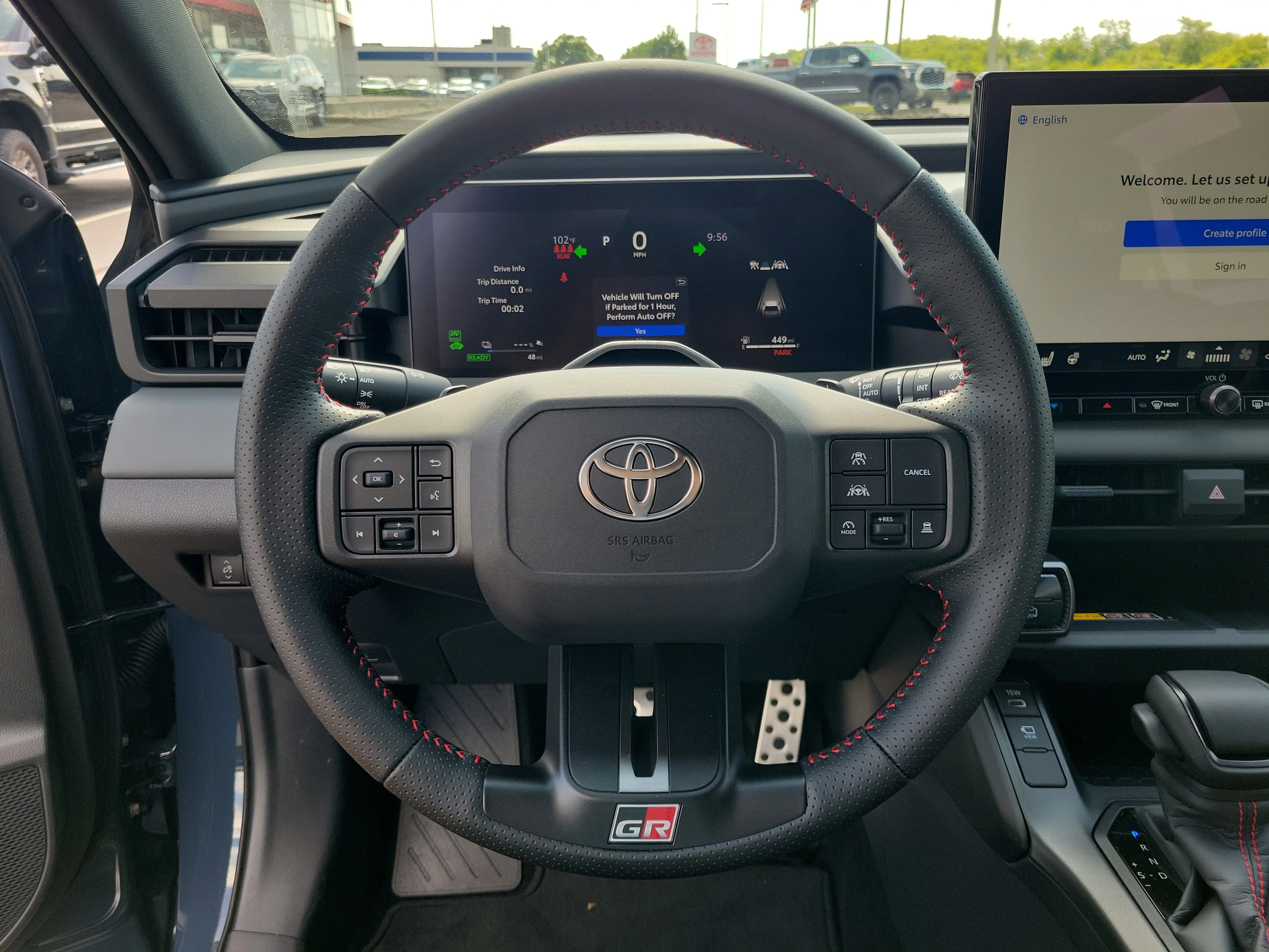 New 2026 Storm Cloud w/Midnight Black Metallic Roof Toyota GR Sport image 22