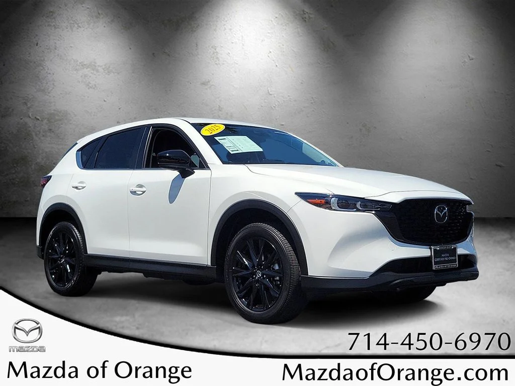 Certified Used 2025 White Metallic Mazda 2.5 S Carbon Edition image 1