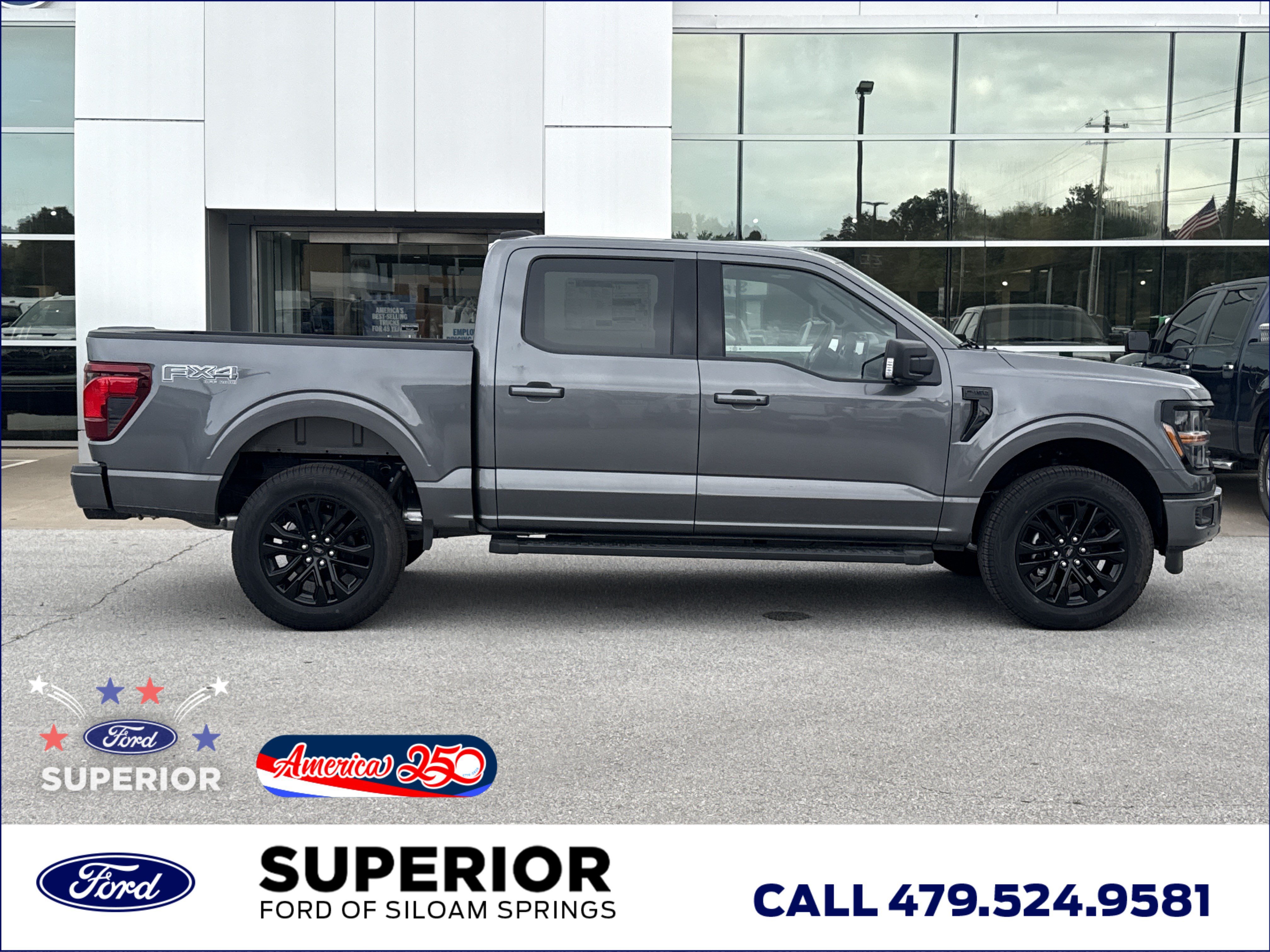 New 2026 Carbonized Gray Metallic Ford XLT 4WD image 2