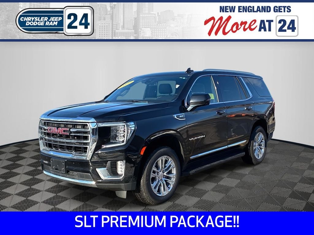 Used 2022 Black GMC SLT image 1