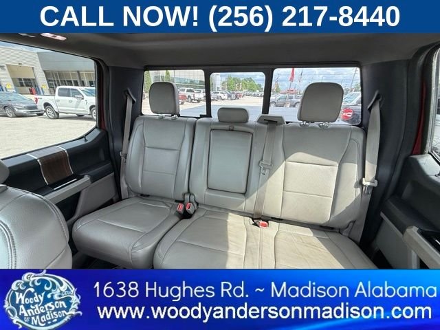 Used 2017 Ruby Red Metallic Tinted Clearcoat Ford Lariat image 4