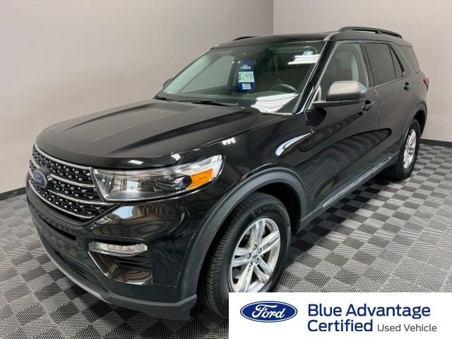 Certified Used 2021 Agate Black Metallic Ford XLT image 1