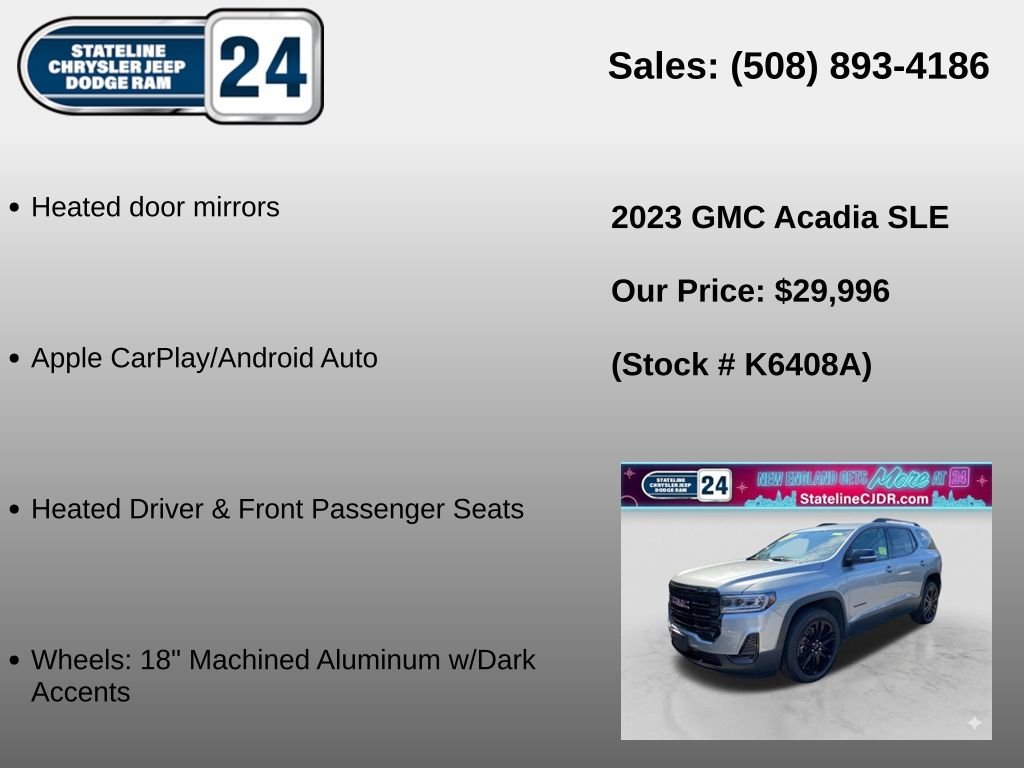 Used 2023 Silver GMC SLE image 5