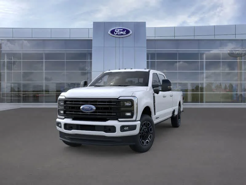 New 2026 Star White Metallic Tri-Coat Ford F-250 SRW Platinum image 2