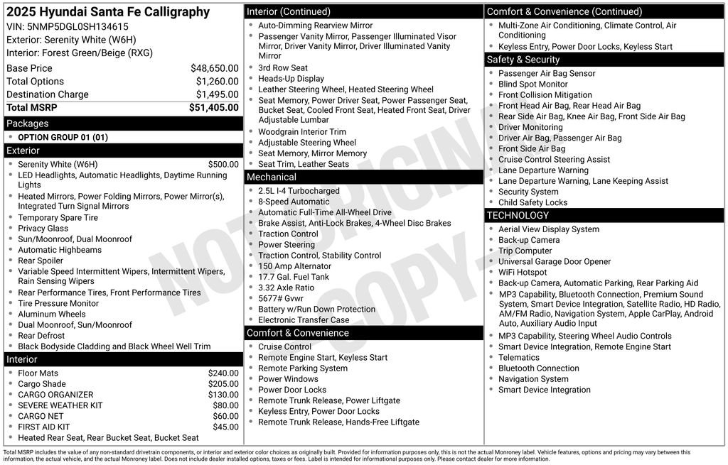Certified Used 2025 White Hyundai Calligraphy image 28