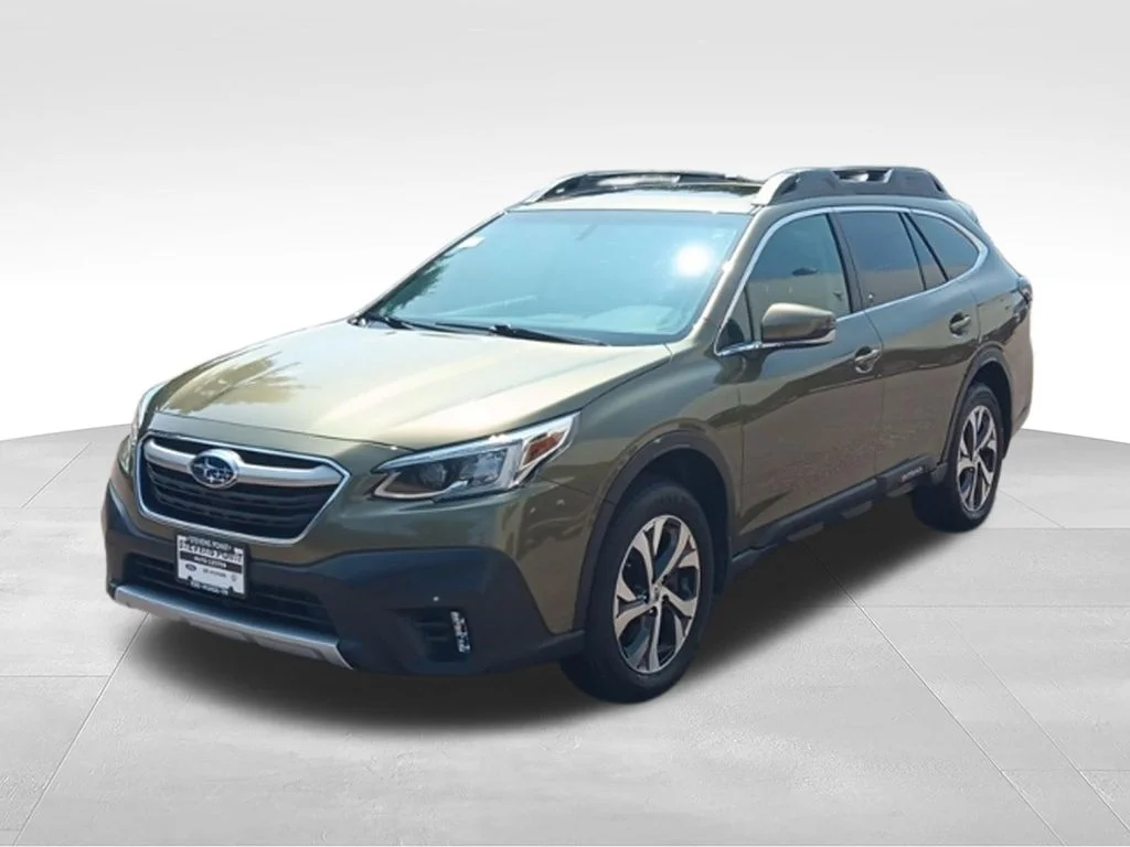 Used 2020 Autumn Green Metallic Subaru Limited image 3