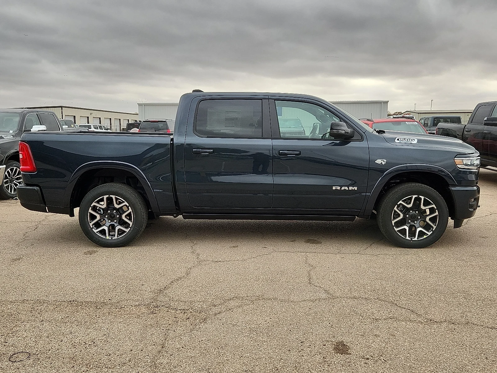 New 2026 Forged Blue Metallic  Paint Ram LARAMIE CREW CAB 4X4 5