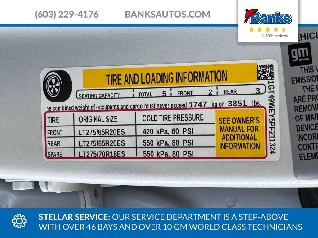 Used 2023 WHITE FROST TRICOAT GMC Denali image 8