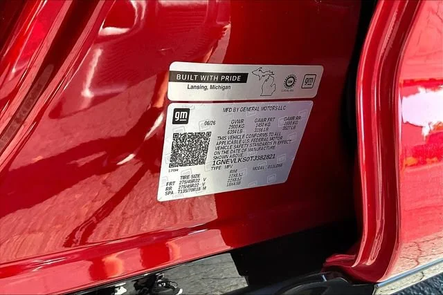 New 2026 Radiant Red Tintcoat Chevrolet RS image 8