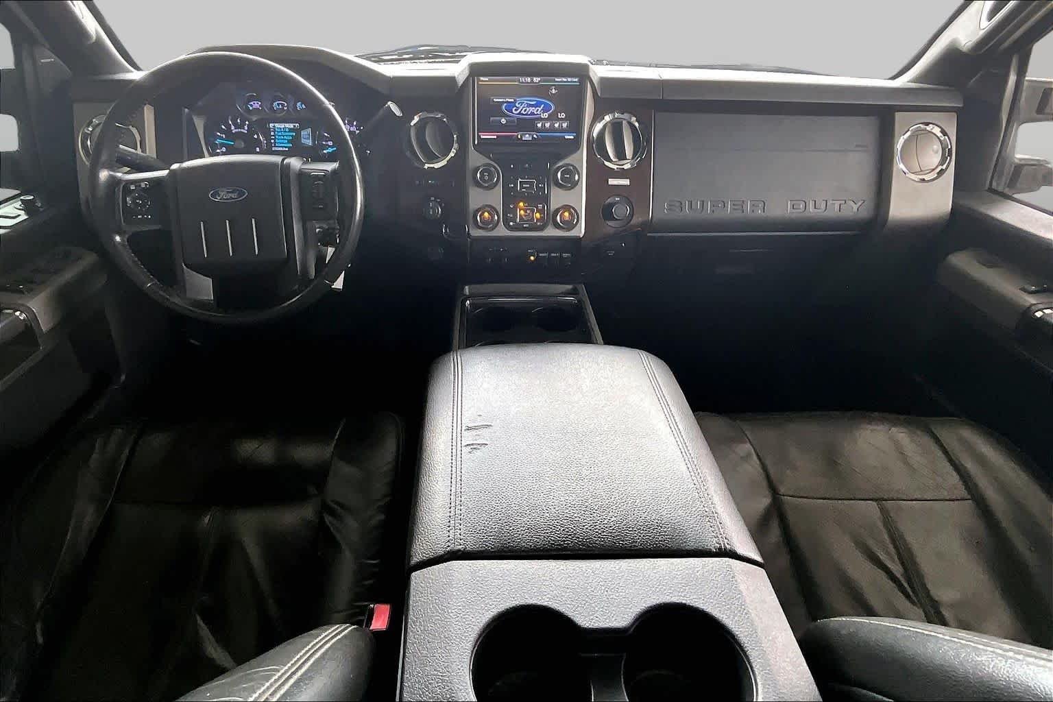 Used 2014 White Platinum Metallic Tri-Coat Ford Lariat image 14