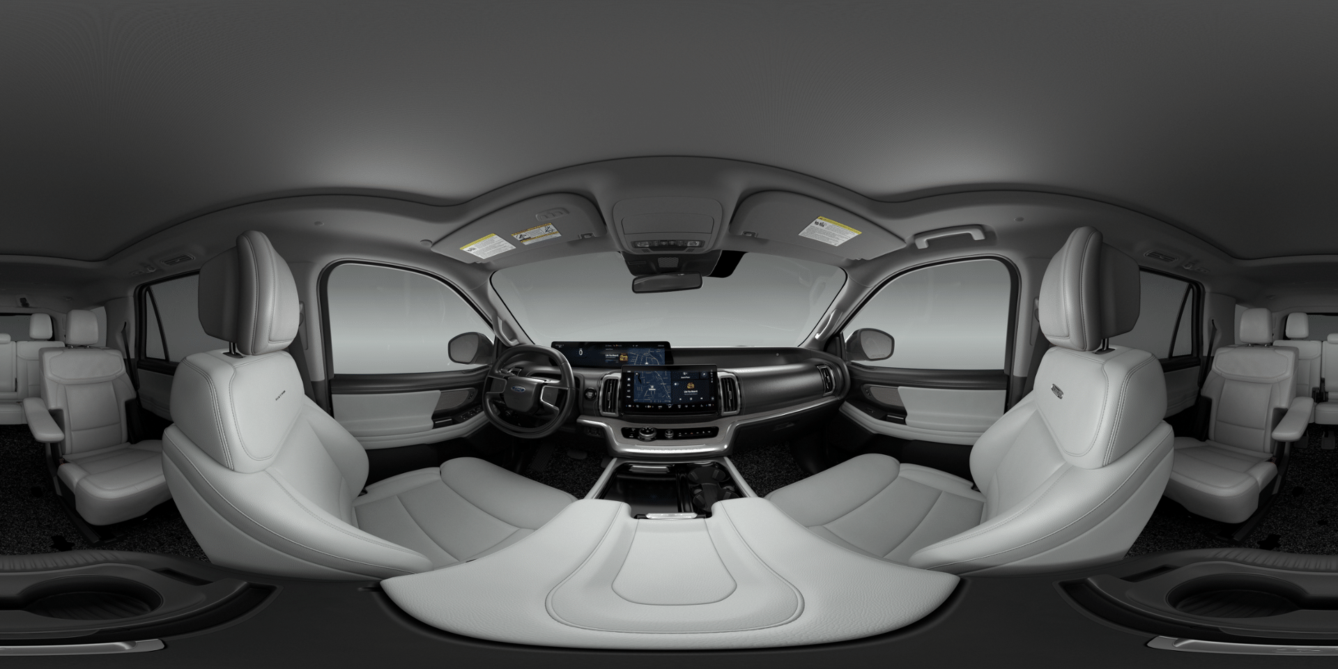 New 2027 Star White Metallic Tri-Coat Ford Platinum image 8