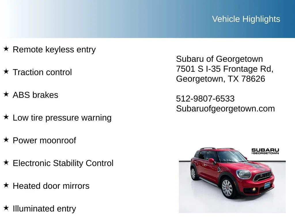 Used 2019 Red MINI Signature image 10