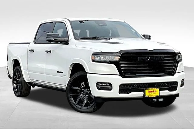New 2026 Bright White Clear-Coat Exterior Paint RAM Laramie image 1