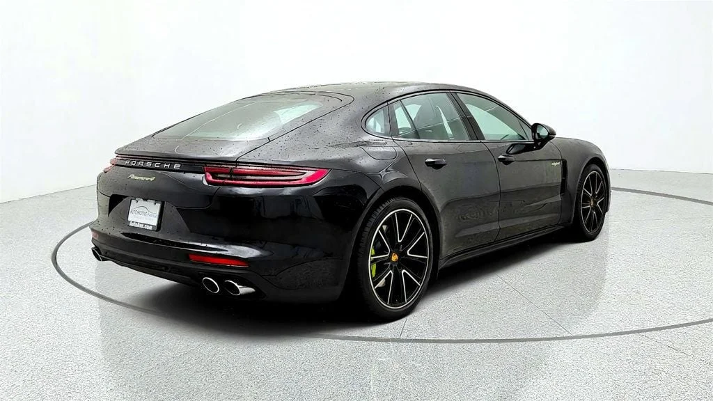 Used 2018 Jet Black Metallic Porsche 4 E-Hybrid w/ Premium Pkg Plus & 21