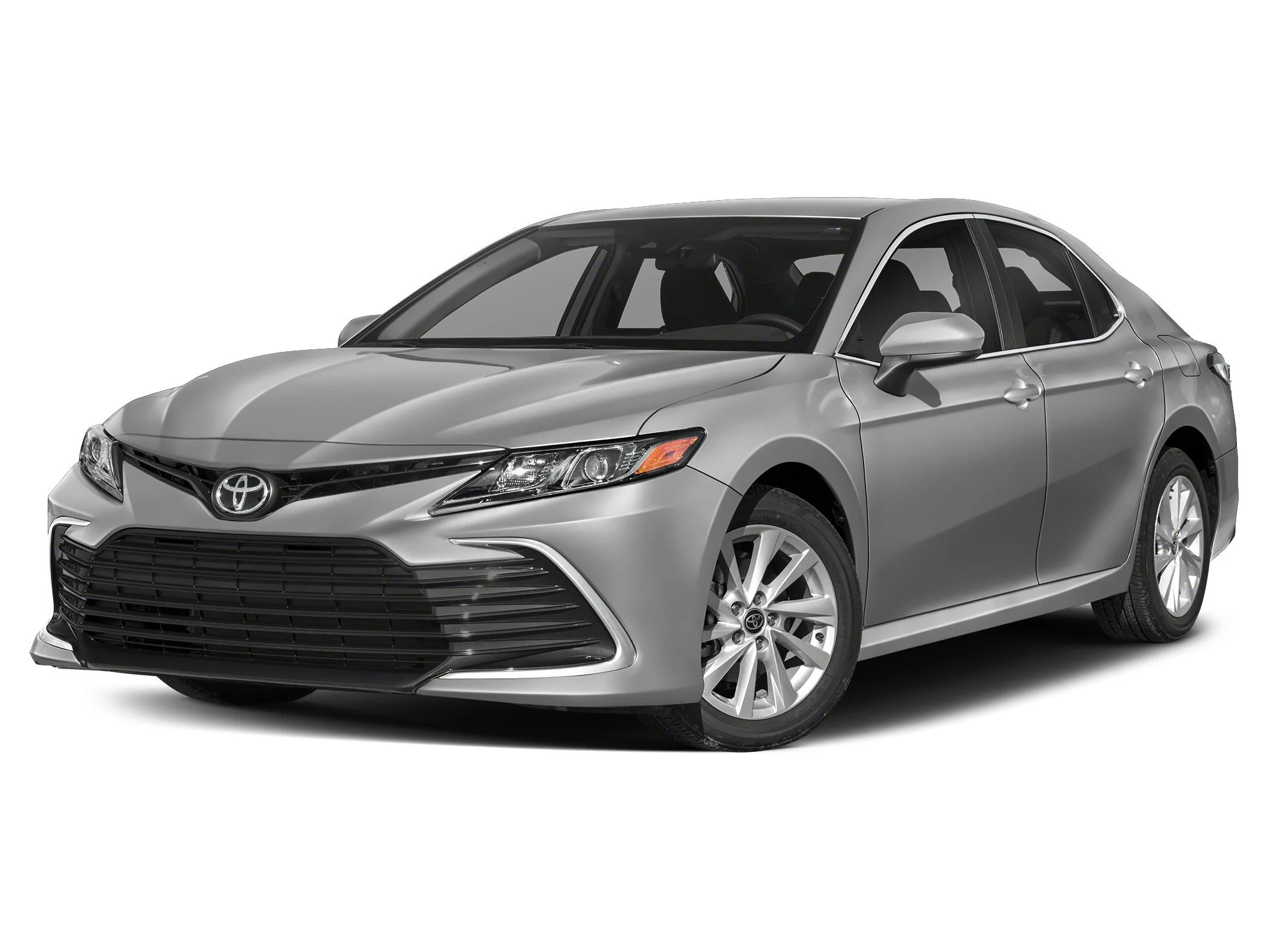 Used 2022 Celestial Silver Metallic Toyota LE Front-Wheel Drive image 1