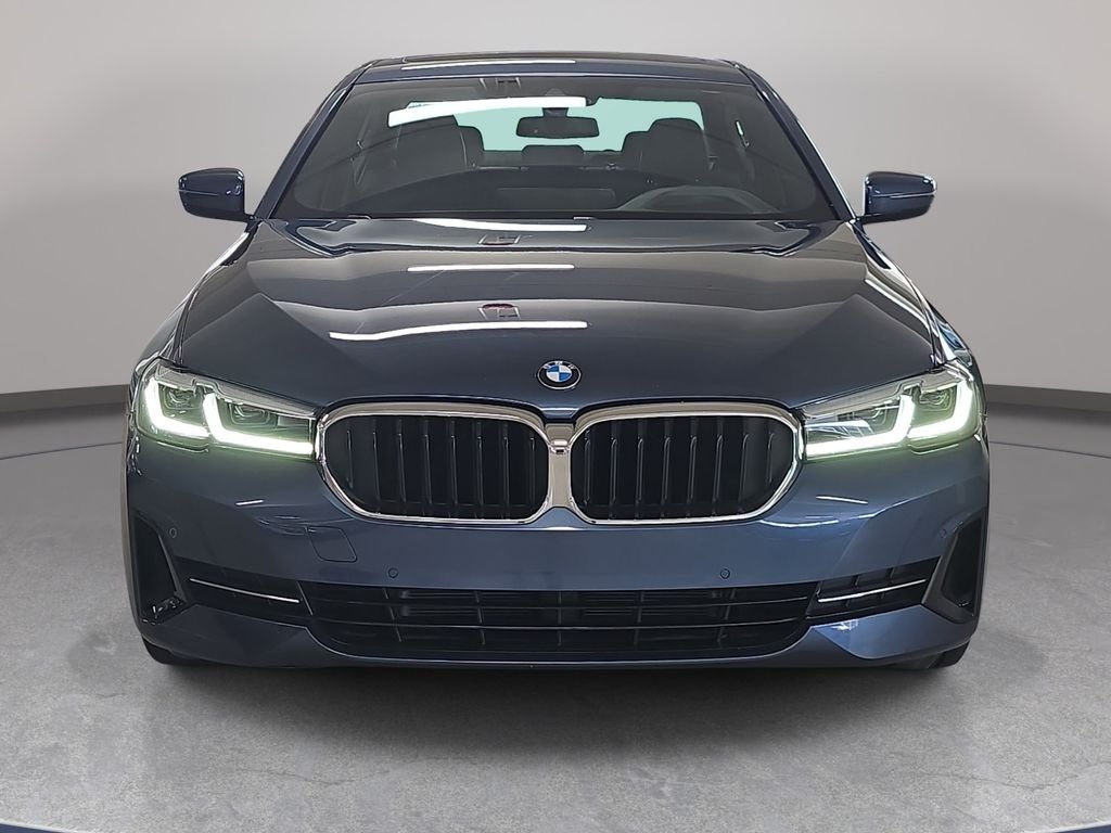 Certified Used 2023 Arctic Race Blue metallic BMW 530i xDrive image 3