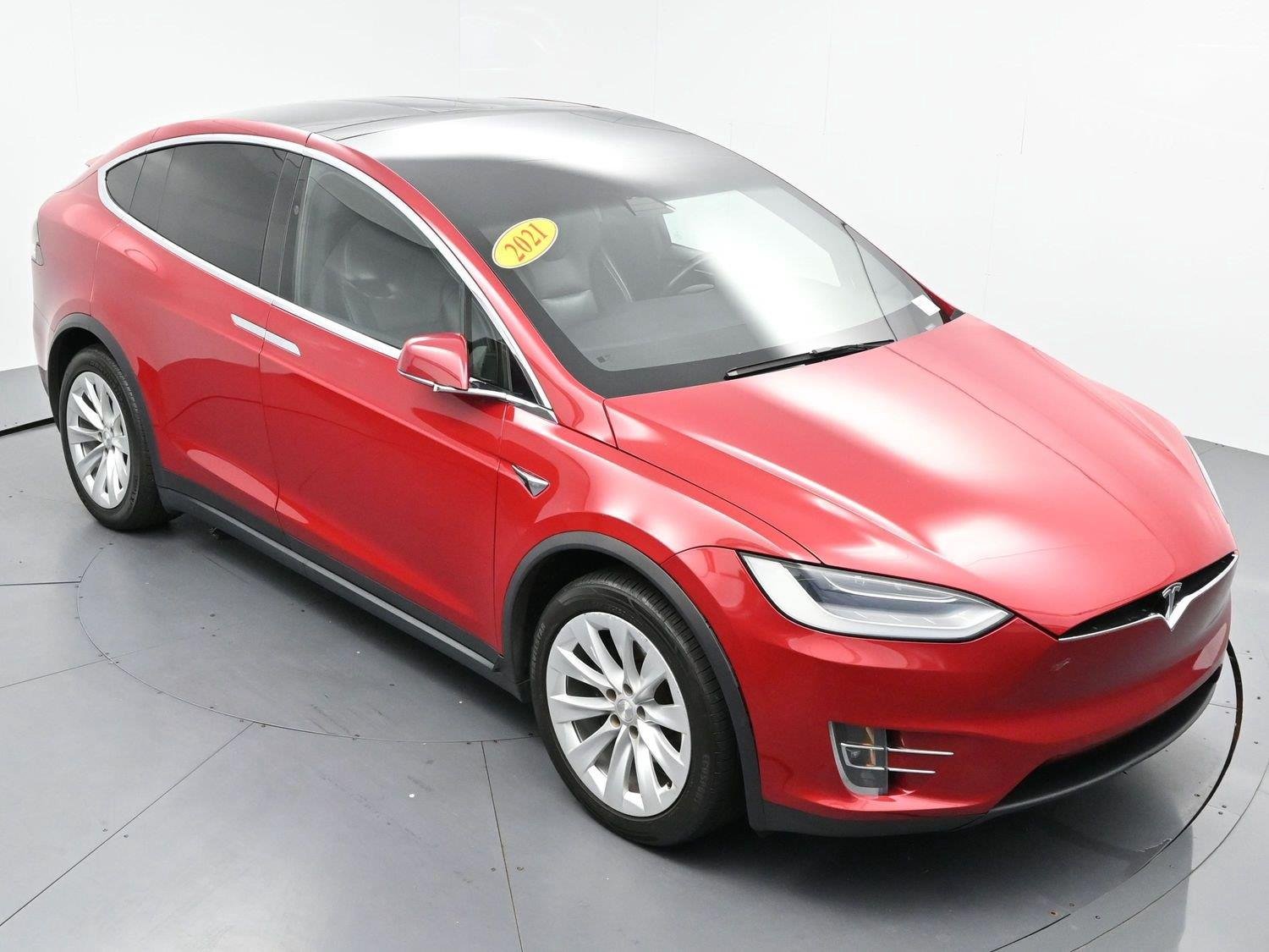 Used 2021 Red Multi-Coat Tesla Long Range Plus image 41