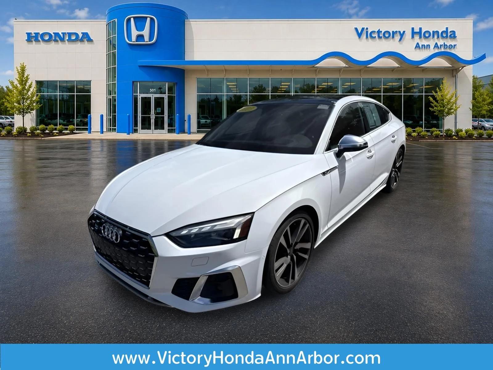 Used 2023 Glacier White Audi Prestige image 1