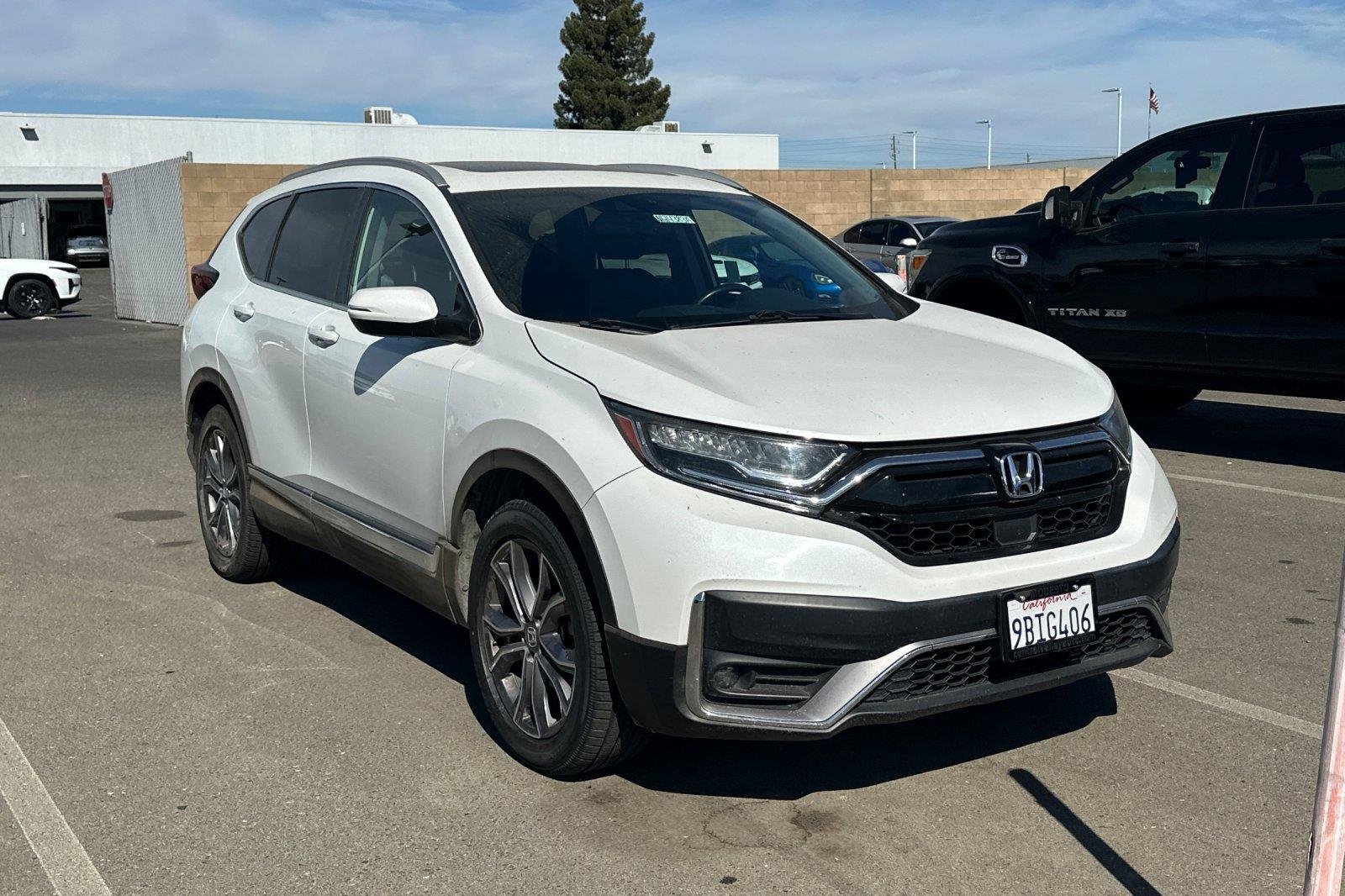 Used 2022 Platinum White Pearl Honda Touring image 1