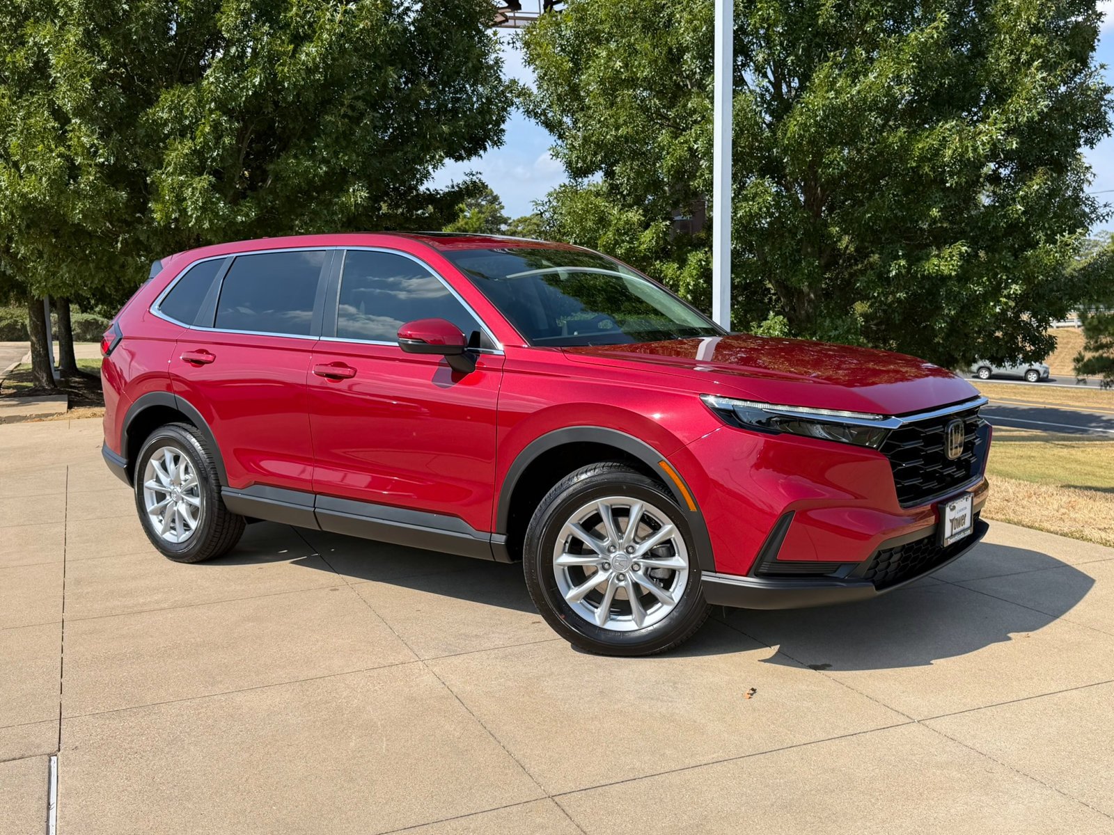 Certified Used 2026 Radiant Red Metallic Honda EX image 1
