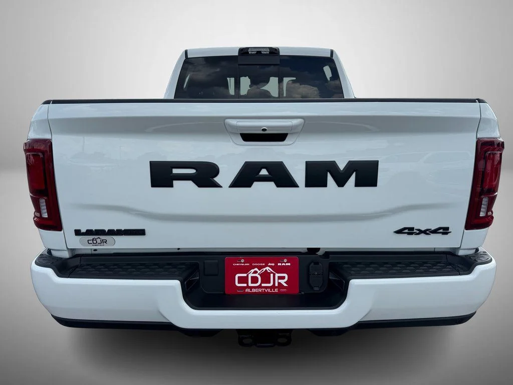 New 2026 Bright White Clear-Coat Exterior Paint RAM Laramie image 7