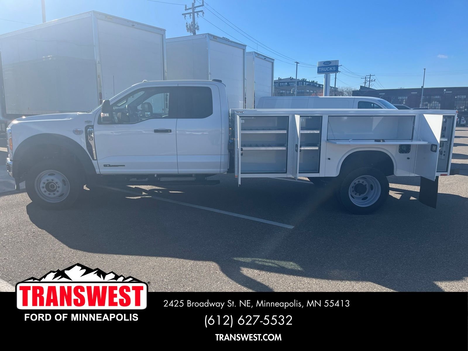 New 2025 Oxford White Ford F-550® XL image 2