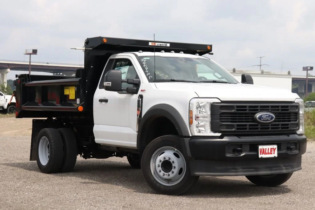 New 2026 White Ford XL Dump Truck image 2