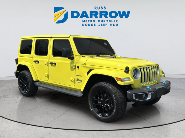 Used 2023 Yellow Jeep Sahara 4xe image 7