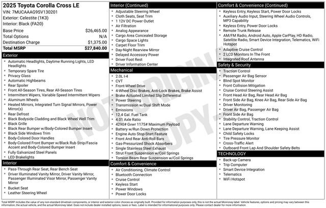 Certified Used 2025  Toyota LE image 36