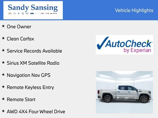 Used 2023 White GMC SLT image 7