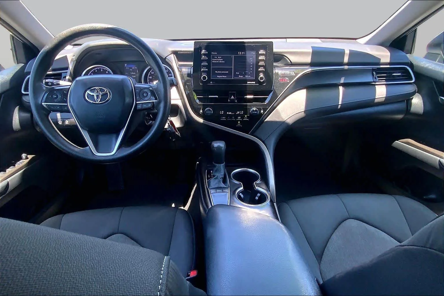 Used 2022 Celestial Silver Metallic Toyota LE image 14