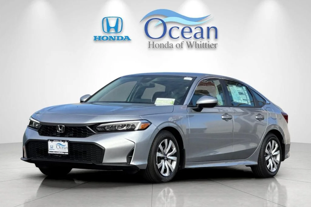 New 2026 Solar Silver Metallic Honda LX image 8