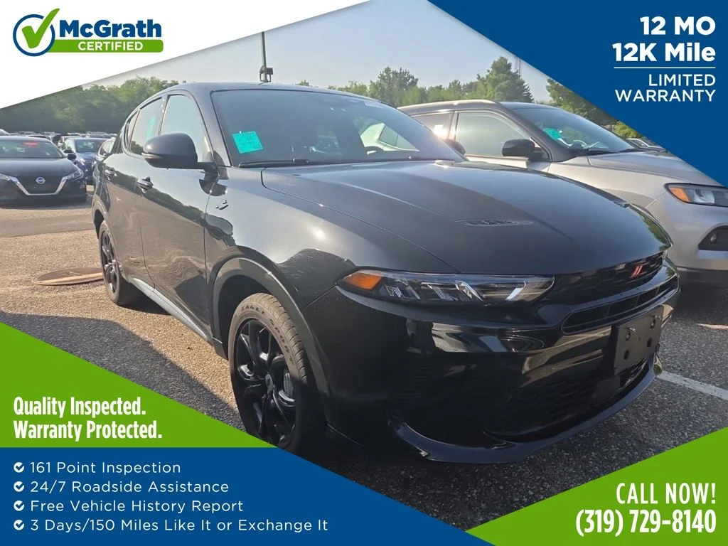Certified Used 2024 Black Dodge R/T Plus image 1