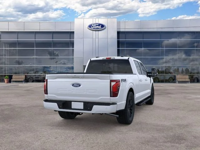 New 2026 White Metallic Ford Lariat image 8