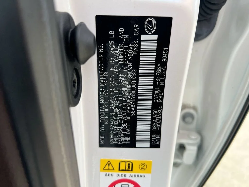Used 2019 White Pearl Lexus 350 image 22