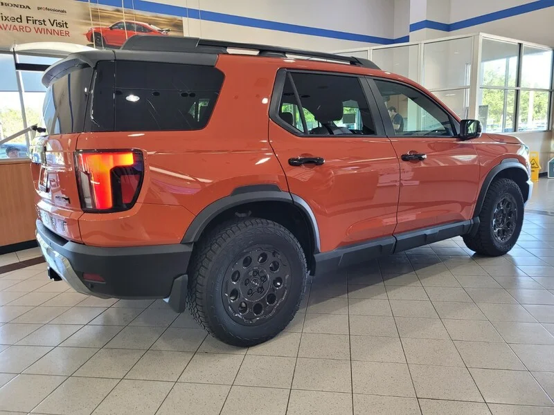 New 2026 Sunset Orange Honda TRAILSPORT BLACKOUT AWD image 4