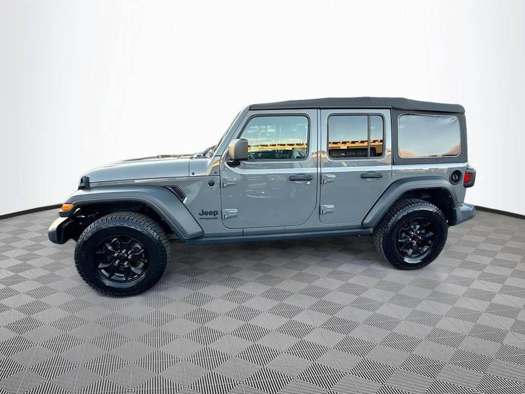 Used 2021 Gray Jeep Unlimited Willys image 9