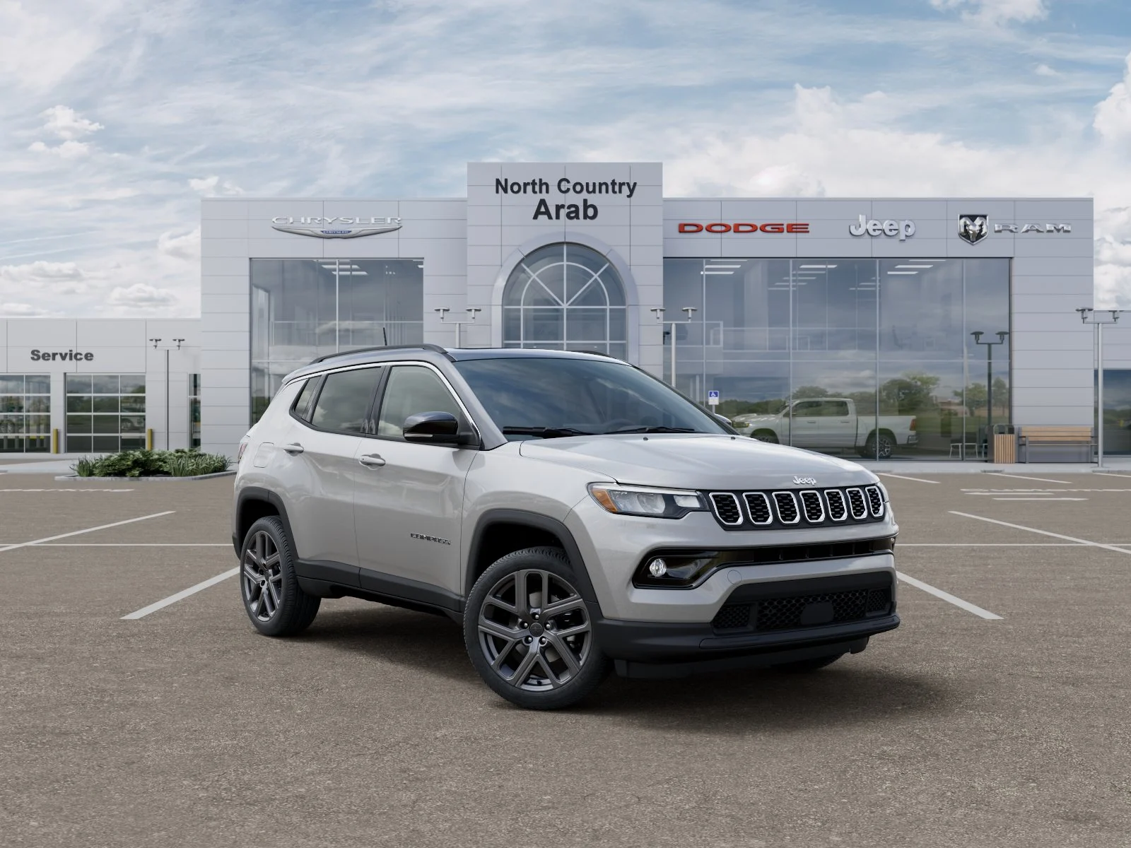 New 2026 Silver Zynith Metallic Clear-Coat Exterior Paint Jeep Limited image 31
