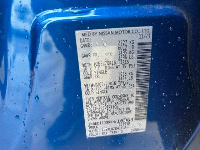 Used 2024 Blue Nissan SV image 14