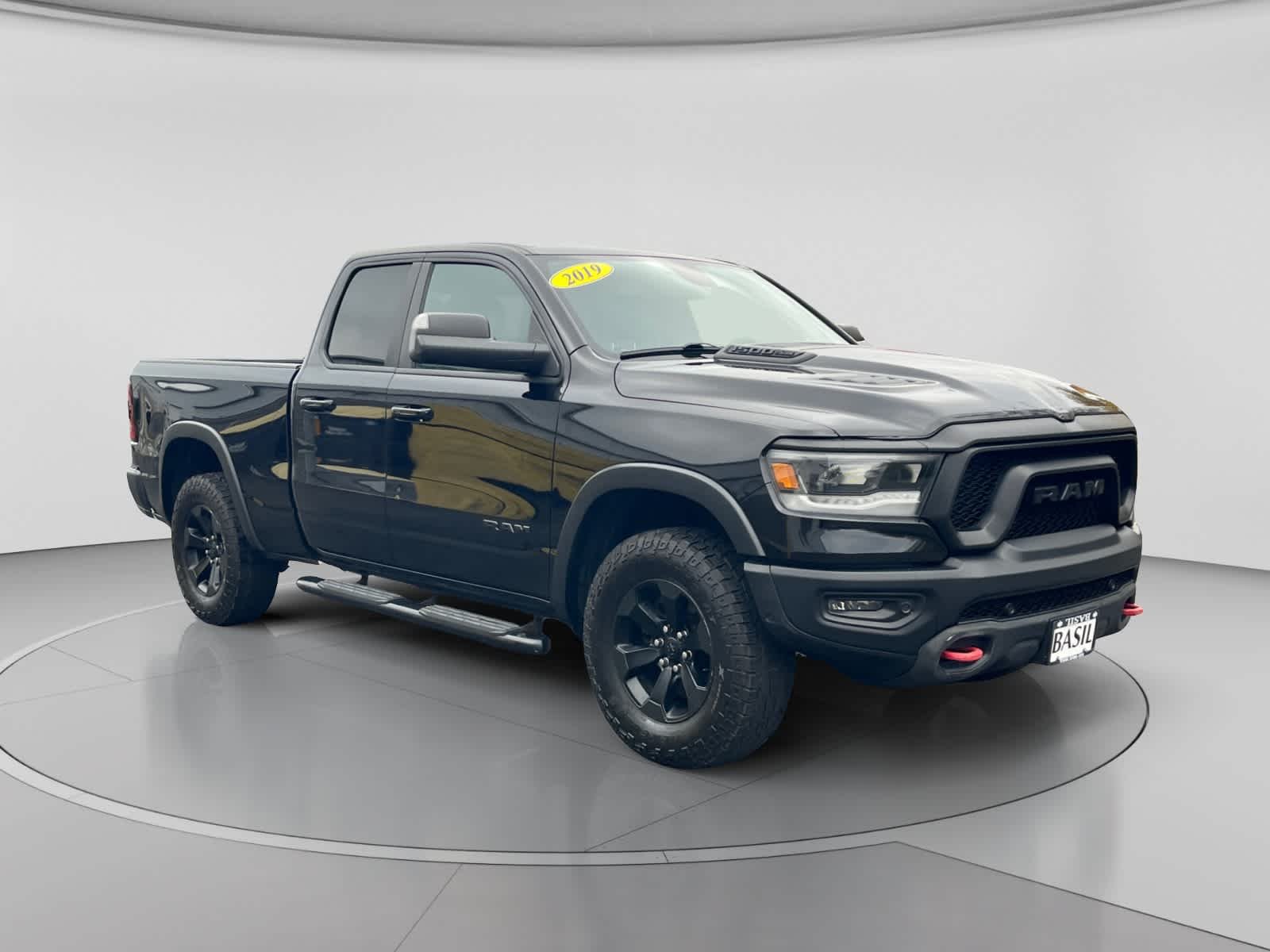 Used 2019 Diamond Black Crystal Pearlcoat Ram Rebel image 3