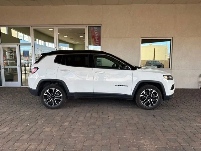 Used 2023 Bright White Clearcoat Jeep Limited image 5