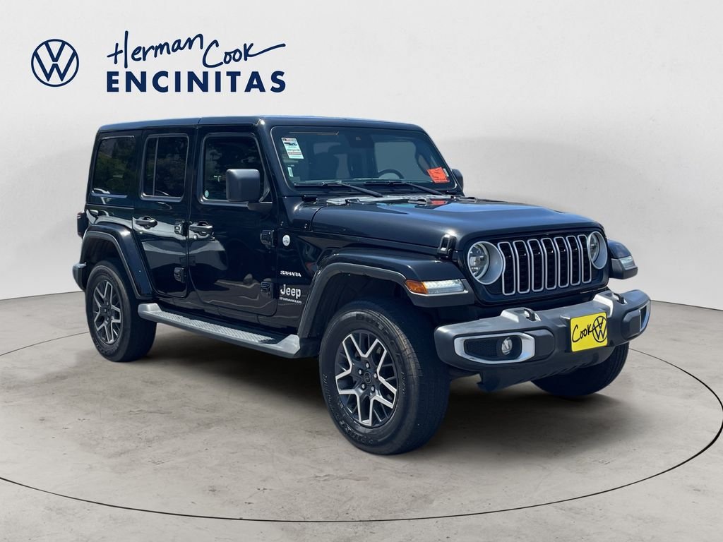 Used 2024 Black Clearcoat Jeep Sahara image 7
