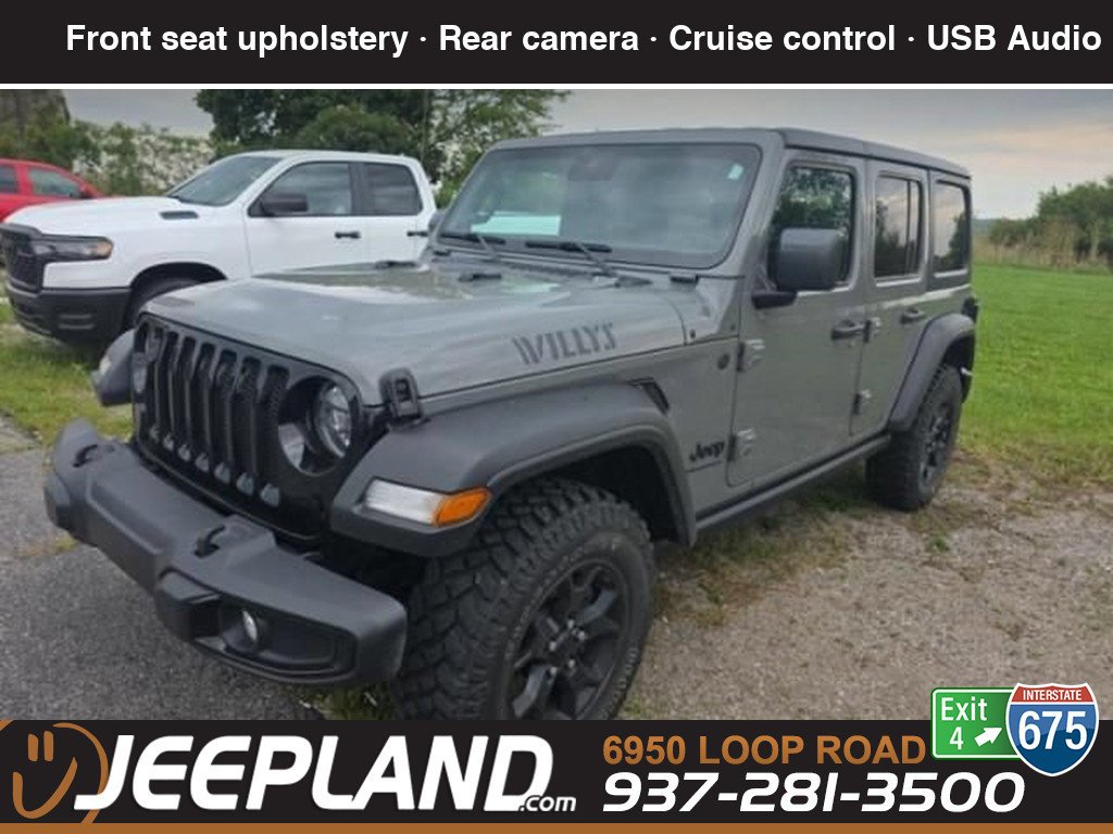 Used 2023 Sting-Gray Clearcoat Jeep Sport image 1