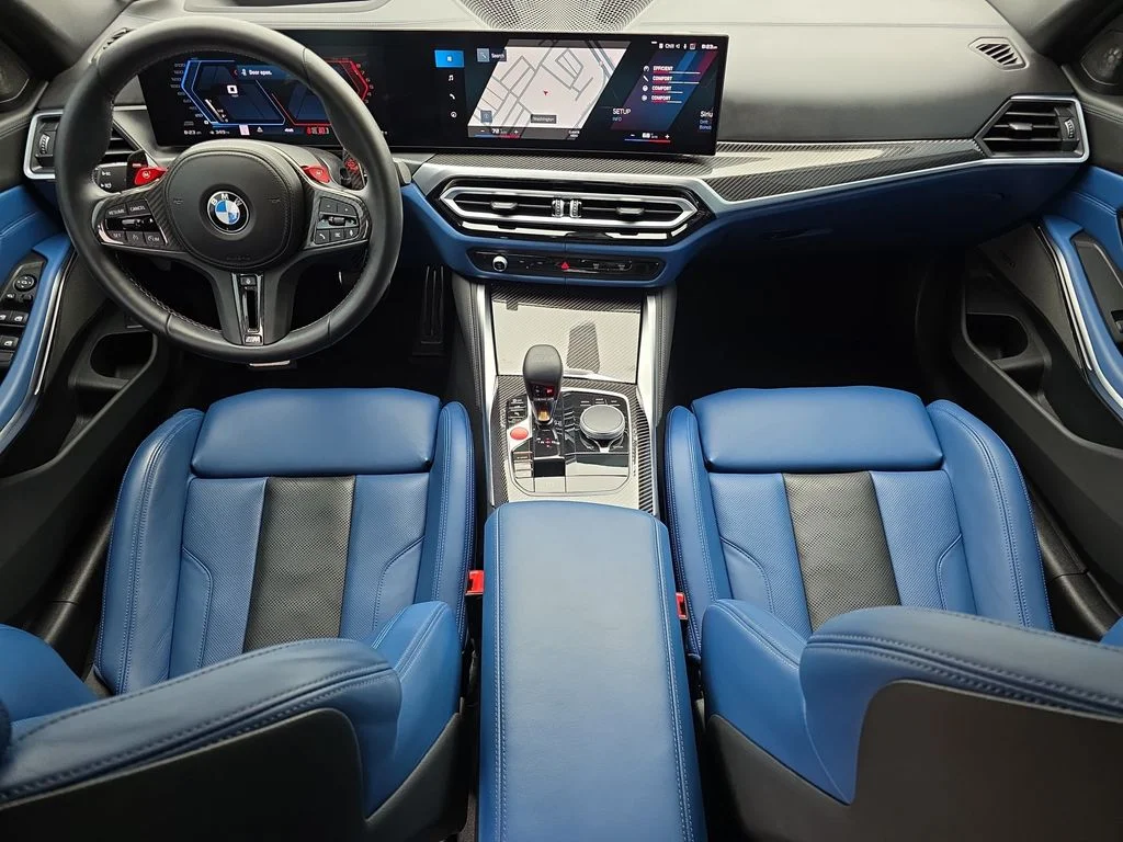 Used 2024 Tanzanite Blue II Metallic BMW Competition image 10