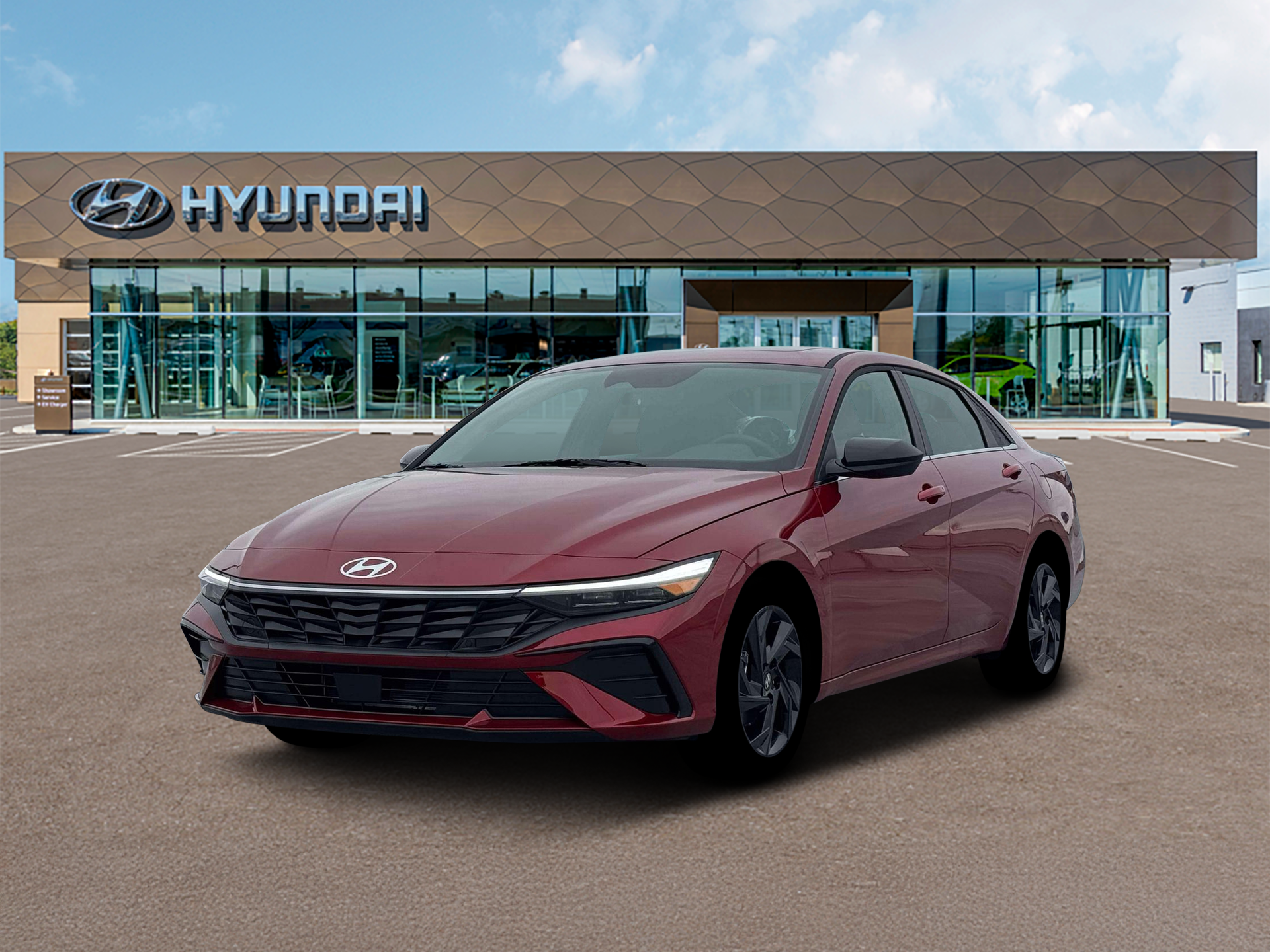 New 2026 Red Hyundai SEL Sport Premium image 1